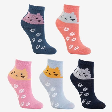 5 colored children's socks / pack - Socks