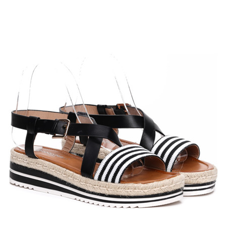 Black Aleah Platform Sandals - Footwear