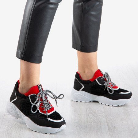 Black Chiyo thick sports shoes - Footwear 1