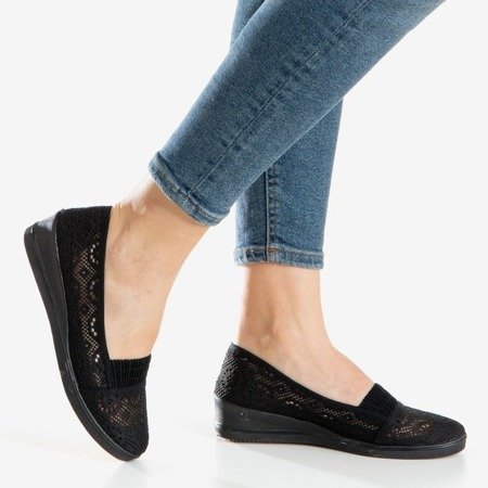 Black Paciencia wedge heel shoes - Footwear