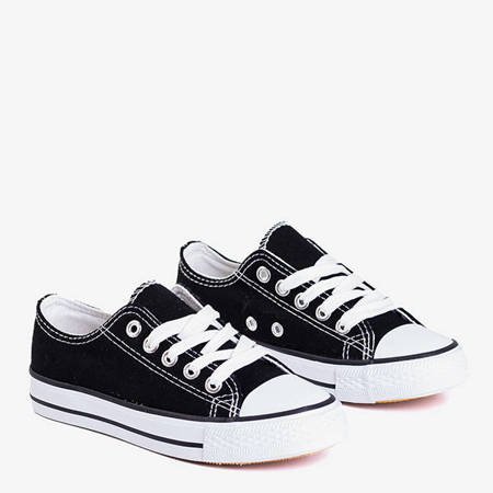 Black and White Children's Sneakers Franklin - Shoes