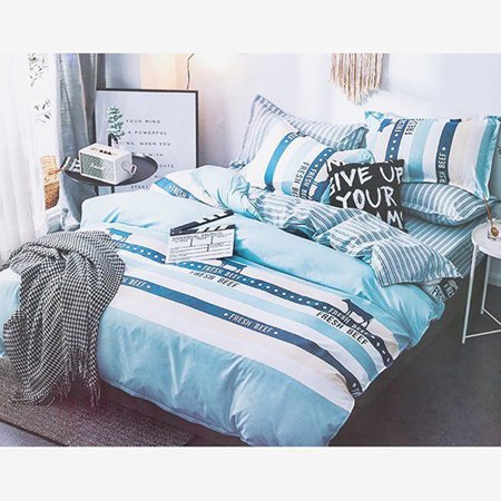 Colorful bed linen 200x220 4-piece set - Bed linen