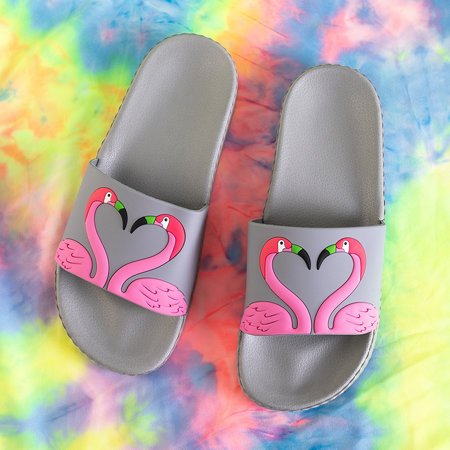 Gray women's flamingo slippers Flamo - Footwear
