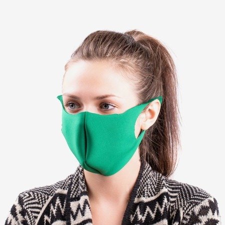 Green 1-ply face mask - Masks
