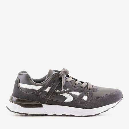 Huwo Gray and White Men's Sport Shoes - Footwear