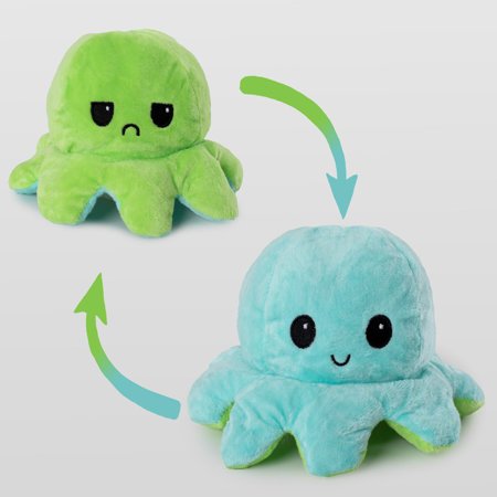 Mint green octopus plush toy