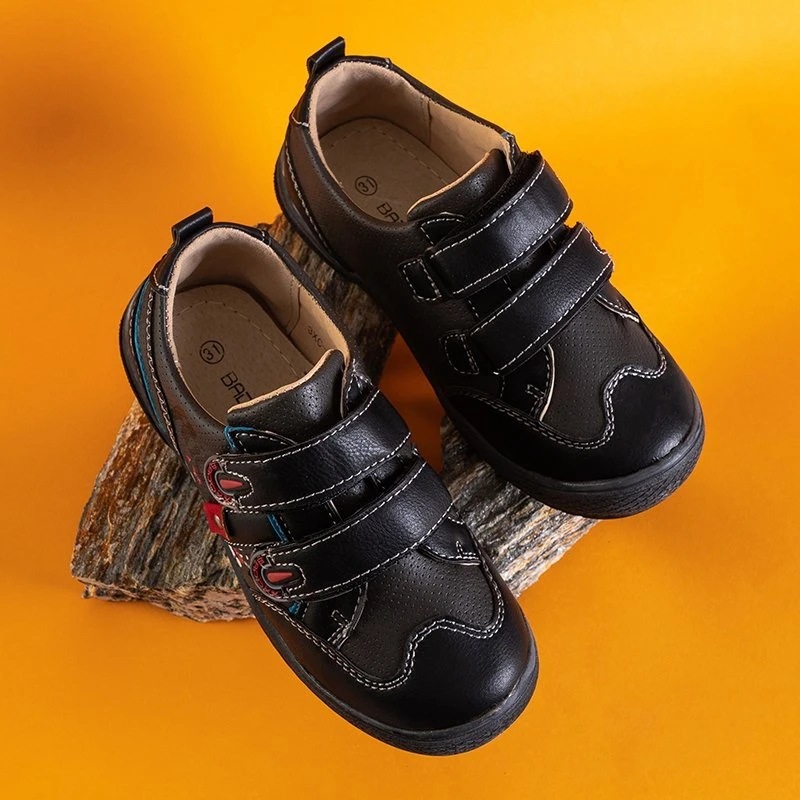 OUTLET Black and gray boys' sports shoes Tiguar - Shoes