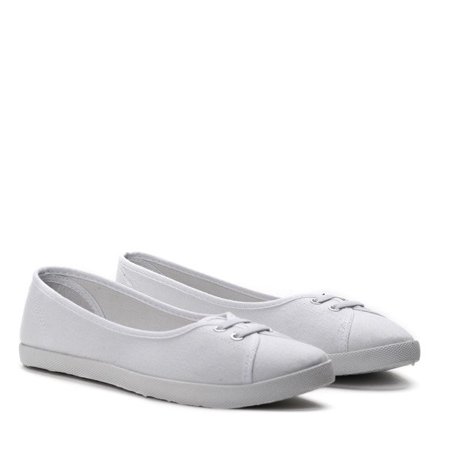 OUTLET White sneakers slip on Aubriella- Footwear