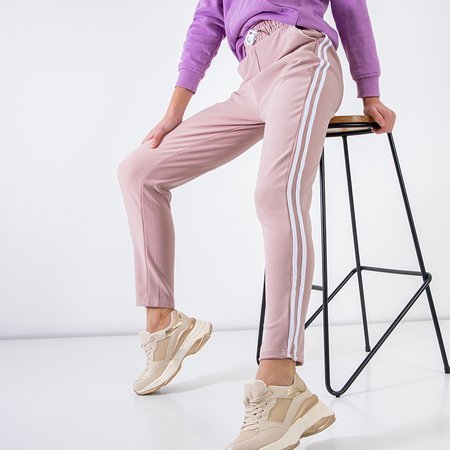 Pink women's sweatpants - Clothing