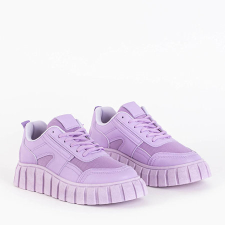 Purple women's platform sports shoes Renlida - Footwear