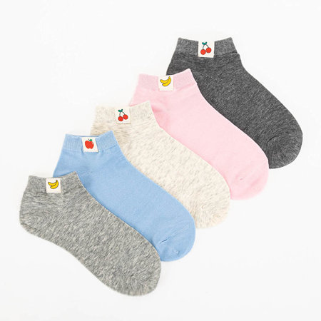 Set of women's multicolored socks 5 / pack - Underwear