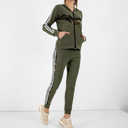 Women's green camo track suit - Clothing