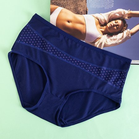 Women's navy blue panties panties - Underwear