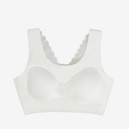 Women's white seamless bra - Underwear
