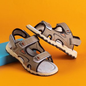 Beige boys 'Ararat velcro sandals - Footwear