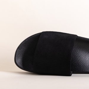 Black Women's Slippers on a High Platform Patti - Footwear