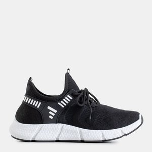 Black and white Gagik men's sports shoes - Footwear