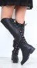 Black boots from eco-leather Narra - Footwear