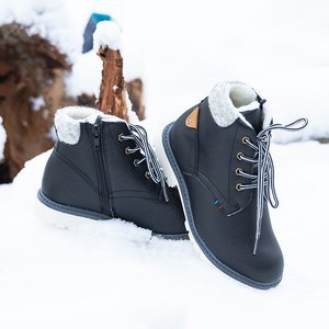 Black boy's insulated Tiptop boots - Footwear