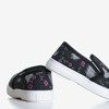 Black children's slip-on sneakers Inga - Footwear