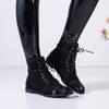 Black lace-up women's boots Bodrum - Footwear