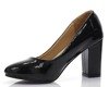 Black pumps lacquered on the Wotolla post - Footwear