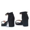 Black sandals on the low Lisha post - Shoes 1
