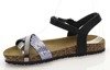 Black sandals with a glitter strap Nincoa - Footwear 1