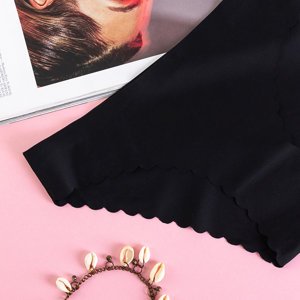 Black seamless panties for women - Underwear
