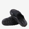Black slippers with mesh Sensie - Footwear 1