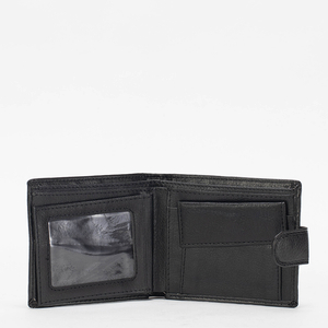 Black small wallet for men - Accessories