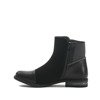 Black suede and leather boots - Footwear