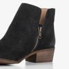 Black women's ankle boots with animal print Zeegse - Footwear