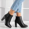 Black women's boots on a higher post Montione - Footwear