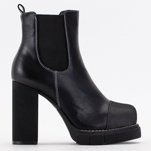 Black women's high stiletto boots Naqiela - Footwear