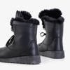 Black women's snow boots with fur Cool Breeze - Footwear