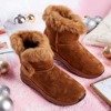 Brown snow boots in a sporty style Talya - Footwear