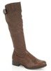 Brown women's boots with a Buenqa buckle - Footwear