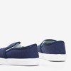 Children's navy blue slip on sneakers - Footwear