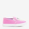Children's pink slip on sneakers Blueberries - Footwear