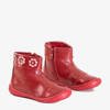 Children's red lacquered boots with flowers Refan - Footwear
