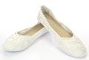 Classic white ballerinas Adorina - Shoes