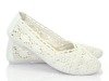 Classic white ballerinas Adorina - Shoes