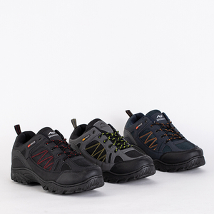 Dark gray men's sports trekking boots Louhari - Footwear