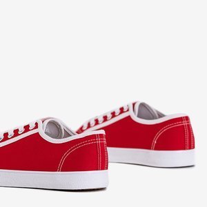 Dormea red lace-up sneakers - Footwear