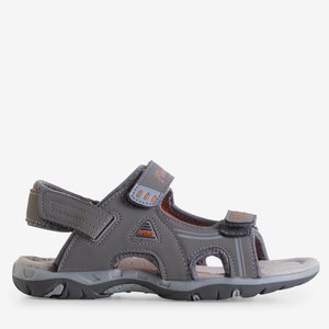 Gray boys 'Monekin velcro sandals - Footwear