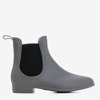 Gray matt women's Fuda rain boots - Footwear 1