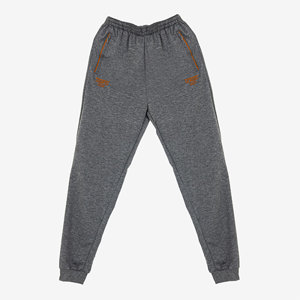 Gray men's sweatpants - Clothing