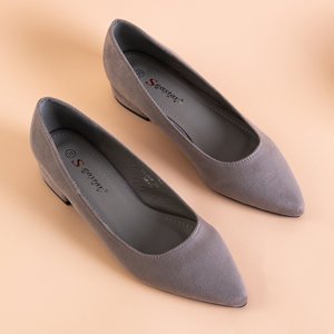 Gray pumps for women Naliza- Footwear