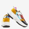 Gray sport sneakers with colorful Lingi inserts - Footwear 1
